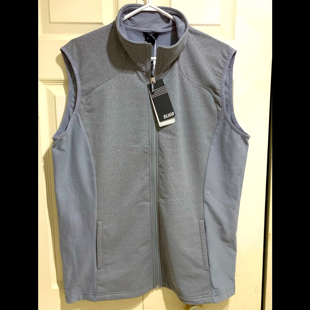 Sligo Man Vest in Light grey - Size Large